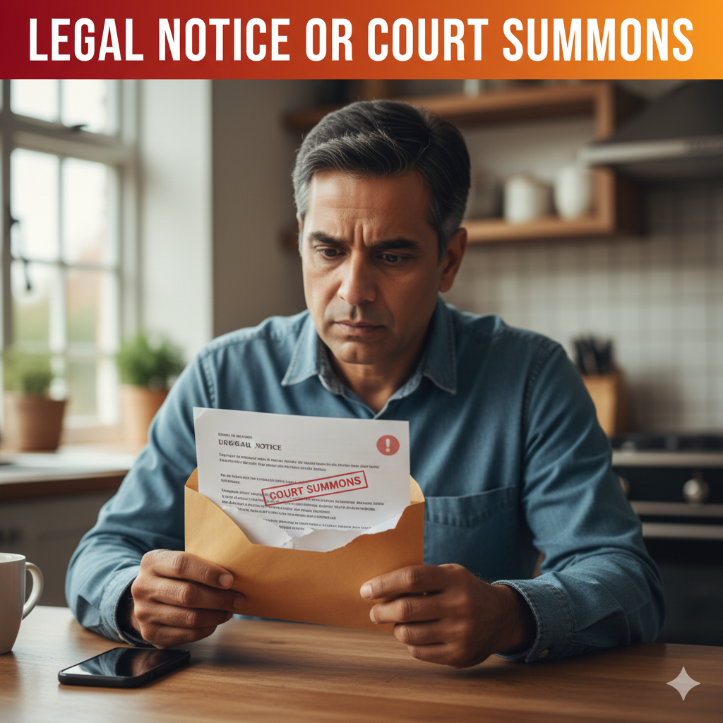 Received a legal notice or court summon?